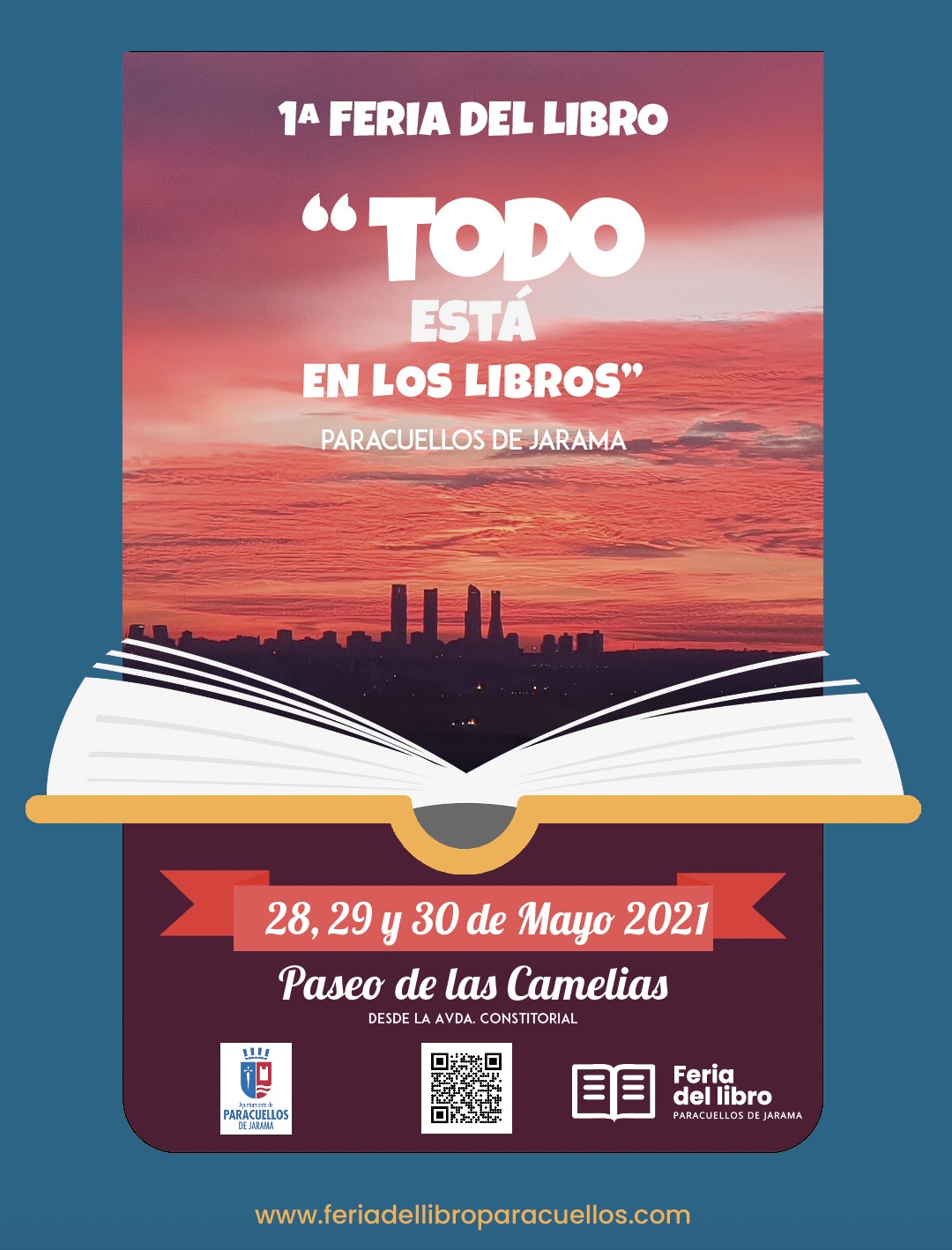 1ª Feria del libro de Paracuellos de Jarama 2021